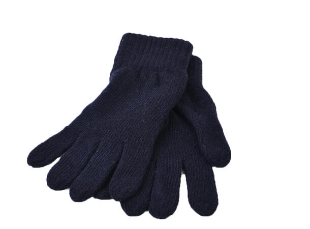 Dame vante ull/cashmir mørk blå Høst 